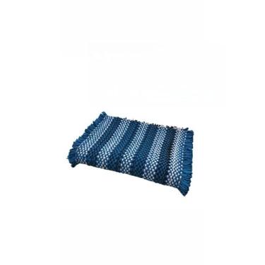 Imagem de Jogo de Tapete Cozinha Kit 3 Peças 2 Tapetes 1 Passadeira(Turquesa)