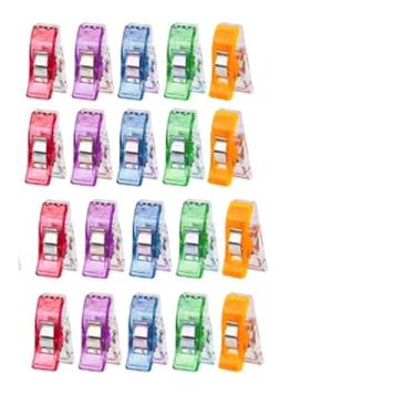 Imagem de Kit 150 Mini Prendedores Newz 2,6cm x 1cm para Tecido e Artesanato | Grampo Plástico Resistente Colorido para Costura, Patchwork, Scrapbook e Organização