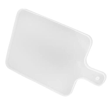 Imagem de Acouto Molde Versátil de Bandeja de Silicone Com Alça, Porta-copos de Resina Epóxi, Pratos de Jantar de Frutas e Decoração de Casa - Artesanato Perfeito e Fabricação de Presentes