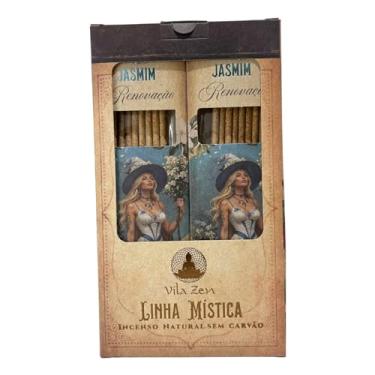 Imagem de Incenso Linha Mística 0% Carvão Jasmim 12 Cxs C 8 Varetas