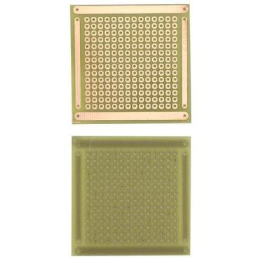 Imagem de 10X Placa Fenolite 4,5X4,5 Furada Pd9 Ilha Kit Com 10 Placas - Chipsce