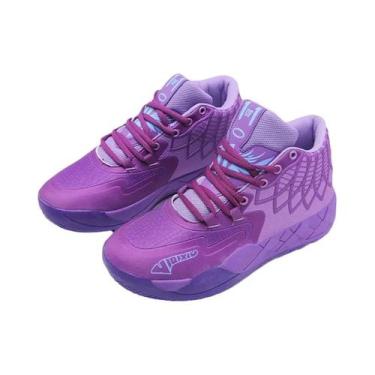 Imagem de Tênis De Basquete Masculino De Cano Alto Youth Three-ball Generation L