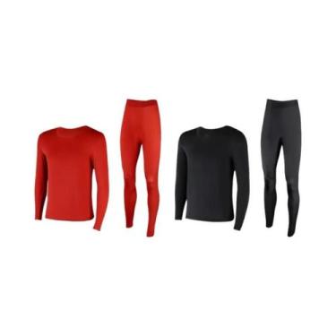 Imagem de Roupa Térmica Ultra-Fina Para Homens, Calças Longas Heattech Com Tempe