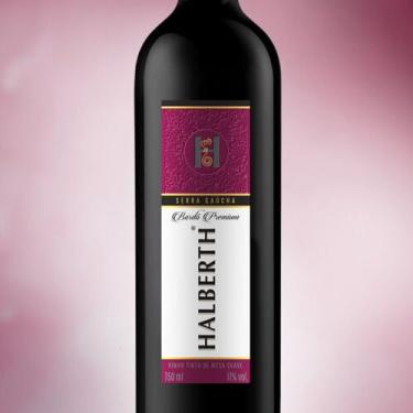 Imagem de Vinho Halberth Tinto Bordo Suave Premium 750 Ml