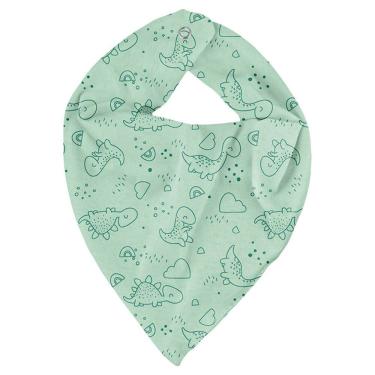 Imagem de Babador Bandana em Malha para Bebê 22 cm x 28 cm Bublim