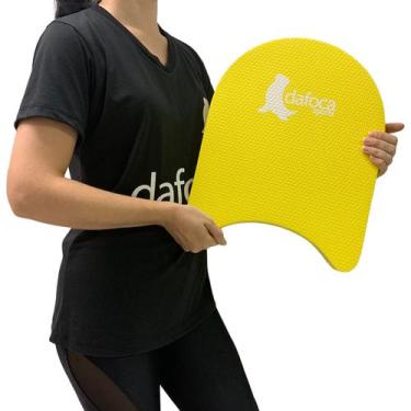 Imagem de Prancha Natação Hidroginástica DF1085 Grande 40cm Amarelo Dafoca Sport