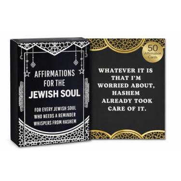 Imagem de Isaac Liev Jewish Souls Affirmations Cards – 52 Spiritual Daily Affirmation Card Deck with Torah Wisdom & Inspiration – Meaningful Jewish Gift for Men, Women & Teens
