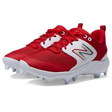 Imagem de New Balance Espuma fresca 3000 v6 moldada, Vermelho|branco, 8