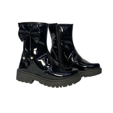 Imagem de Bota Infantil Luma Metal Verniz Pingente Menina-Feminino