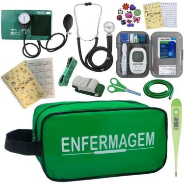 Imagem de Kit Enfermagem Completo Top + Medidor Glicose  - PREMIUM, P.A. Med, IN