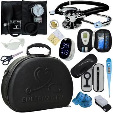 Imagem de Kit Enfermagem Maleta Medica Super Luxo Completa Promocao - Love Saude