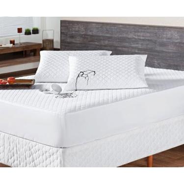 Imagem de Protetor de Colchão Solteiro Impermeável Matelado Com Elástico - Aquar