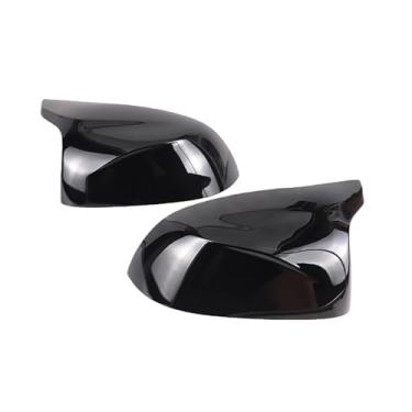 Imagem de Porta Lateral Do Carro Retrovisor Espelho Lateral Capa Peças Compatível Com Bmw F15 X5 F16 X6 F25 X3 F26 X4 2014-2018(1 pair black)