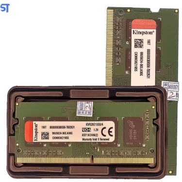 Imagem de Memoria Ram Notebook 4Gb Ddr4 2666Mhz Kvr26S19S6/4 Kingston