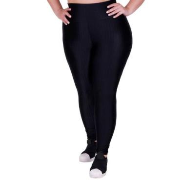 Imagem de Calça Legging Cintura Alta Plus Size de Academia Fitness 46 48 50 52 5