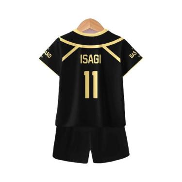 Imagem de Camiseta Infantil Casual De Futsal Com Estampa Do Anime Blue Lock - Co