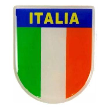 Imagem de Adesivo Bandeira Italia Resinado 4,5x5,5 Cms Rs13 Fk - STARPAC