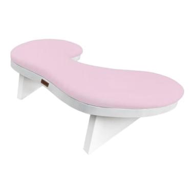 Imagem de Suporte Delta Profissional: Conforto Extra para Mãos, Braços e Pés em Manicure 14 * 40 * 16cm(Rosa Bebê)