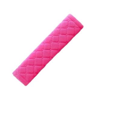 Imagem de Capas de cinto de segurança de carro universais de 1/2 peças 、 almofadas de ombro macias de pelúcia 、 capa de cinto de segurança 、 acessórios interiores de carro 、 multifuncional (rosa, 1 peça)