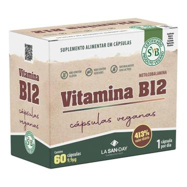 Imagem de Vitamina B12 Vegana - 60 Cápsulas - LaSanDay-Unissex