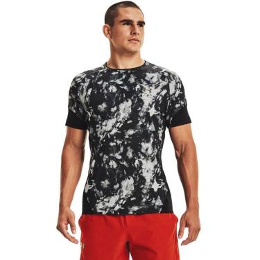 Imagem de Camiseta de Compressão Masculina Under Armour Rush Print-Masculino