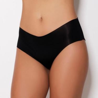 Imagem de Calcinha Biquíni sem Costura Cor:PretoTamanho:G - MTX Lingerie, Preto,