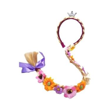 Imagem de Tiara De Cabelo Trançada Da Princesa Elsa Rapunzel Para Crianças, Aces