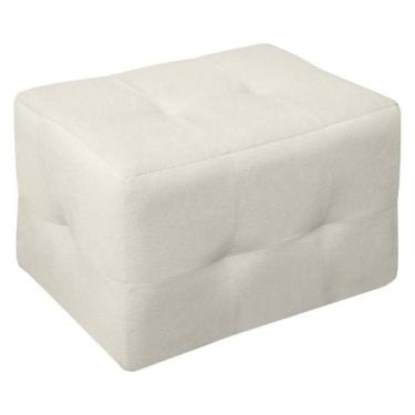 Imagem de Puff Decorativo Sala de Estar Retangular Terrax 65cm Cores Variadas - 