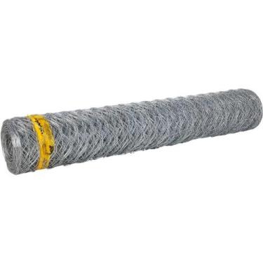 Imagem de Tela Metálica Hexagonal, Mangueirão, Malha 3", 16 BWG x 1,5 m, com 50 