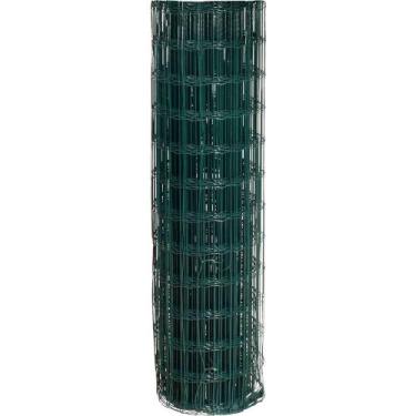 Imagem de Tela Alambrado, Verde, Malha 10 cm x 5 cm, fio 2,5 mm, com 1,5 m x 25 