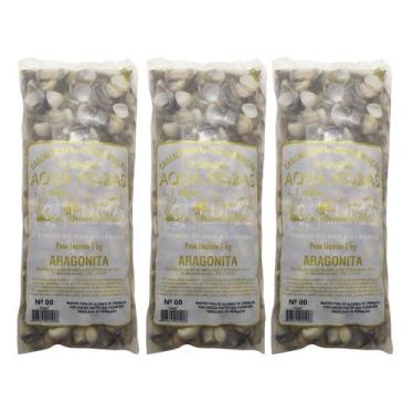 Imagem de Substrato Aqua Pedras Aragonita N00 - 3kg Aquários e Jardins