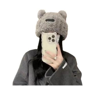 Imagem de Gorro De Lã Tricotado Com Orelhas De Gato, Bonito E Popular Para O Inv