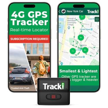 Imagem de Tracki 2024 Modelo Mini Rastreador GPS Em Tempo Real. Cobertura Completa Em Todo O Mundo Para Veículos Crianças E Cães. Dispositivo Pequeno De Rastreamento Magnético Portátil. Taxa Mensal Obrigatória