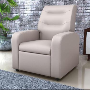 Imagem de Poltrona Reclinável Decorativa Sophia Corino Bege