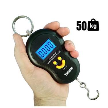 Imagem de Balança Portátil Digital Mão Gancho Até 50 Kg - Bmax