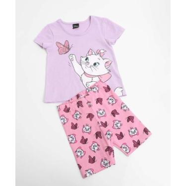 Imagem de Conjunto Infantil Estampa Flores Marie Disney Tam 1 a -92083, 1, Roxo,
