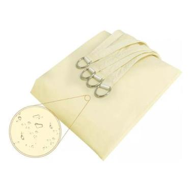 Imagem de Toldo impermeável com proteção UV 3m x 5m bege - J-One