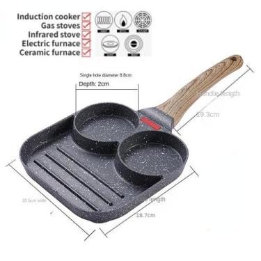 Imagem de Panela de Omelete Antiaderente Espessada, Mquina De Caf - Roku