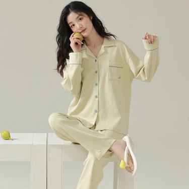 Imagem de Conjunto de pijama de algodão para roupas de casa - J-One