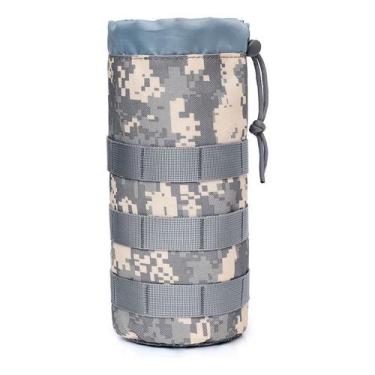 Imagem de Conjunto de copos tácticos portáteis de camuflagem ao ar livre com bol
