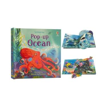 Imagem de Livro Educacional Infantil 3D Pop-up Sobre O Oceano, Usborne, Leitura 