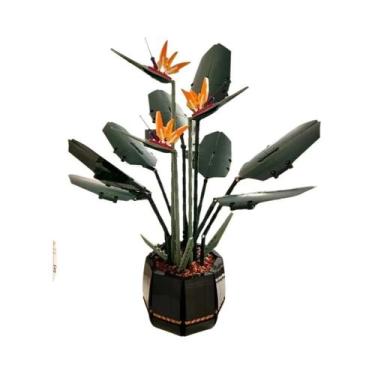 Imagem de Buquê De Orquídeas E Rosas Artificiais Para Meninas, Blocos De Montar,