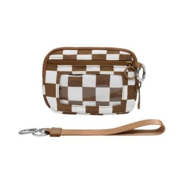 Imagem de Carteira Feminina Xadrez Preta Iris Com Janela Para Identificação, Bol