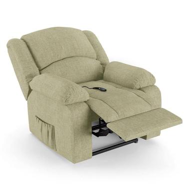 Imagem de Poltrona Do Papai Reclinável Pietra Controle Power Elétrico Fh9 Linho Bege - Mpozenato