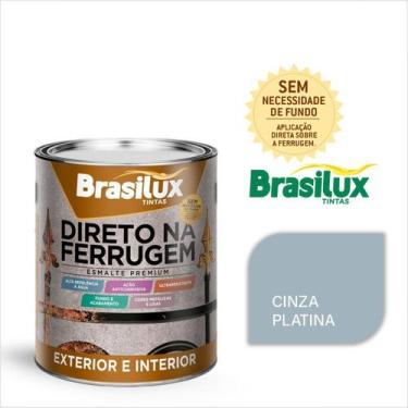 Imagem de Tinta Esmalte Direto Na Ferrugem 3,6 Litros Brasilux Escolha sua Cor S