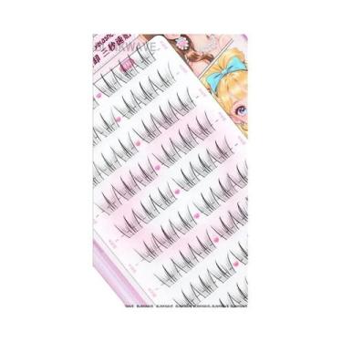 Imagem de Cílios Postiços Reutilizáveis Estilo Coreano Para Meninas, Sem Cola, N