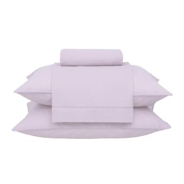 Imagem de Jogo Cama Queen 4pcs 180 fios Basic Percalle Rosa Buddemeyer