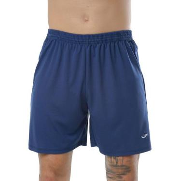 Imagem de Short Futebol Com Elástico Plus Size Elite, Marinho, EG4