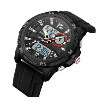 Imagem de Relógio Masculino De Quartzo Digital Com Luz LED, Relógio Esportivo Co