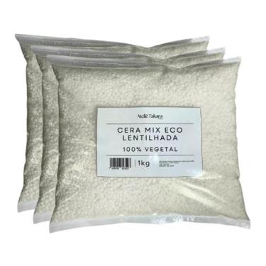 Imagem de Kit Cera Eco Mix Lentilhada 100% Vegetal para Velas 3Kg - Solven
